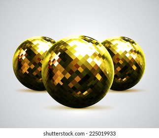 Christmas balls design 