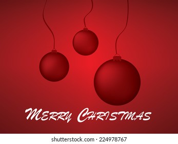 Christmas balls in design, eps10