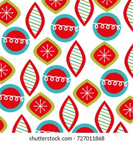 christmas balls different decoration celebration pattern