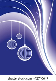 Christmas balls with greeting