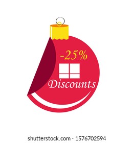 Christmas balls holiday discounts -25%