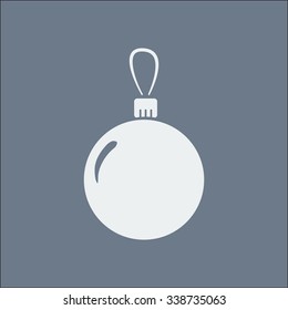 Christmas balls icon.