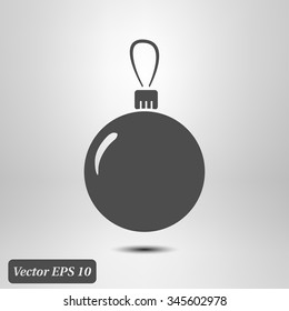 Christmas balls icon.