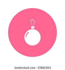 Christmas balls icon.