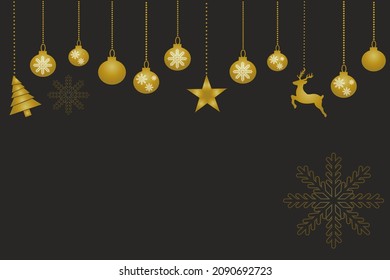 Christmas balls isolated on white background. Postcard, holiday.