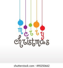 Christmas Balls Layout/Design Cover Background