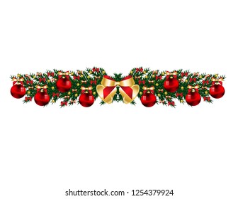 Christmas balls on the tree
