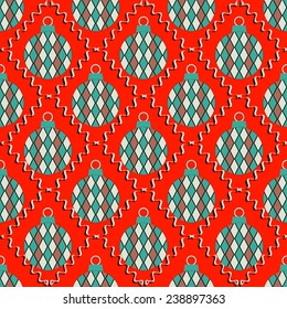 Christmas balls. Seamless abstract vector illustration background