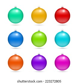 Christmas balls set