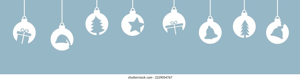 Christmas balls. Christmas tree vector ball. 