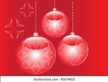 Christmas balls vector eps10