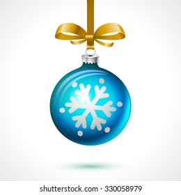 Christmas balls  vector holiday background ribbon new celebration christmas snowflake art