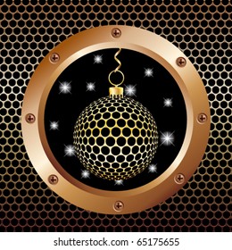 Christmas balls. Vector illustration.