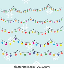 Christmas balls vector illustration