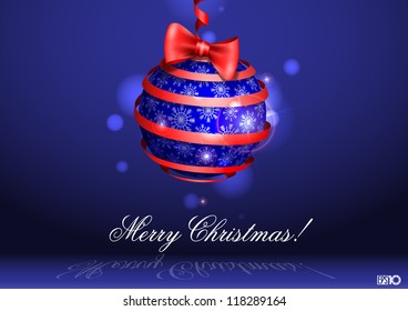 Christmas balls. Vector illustration. Eps 10.