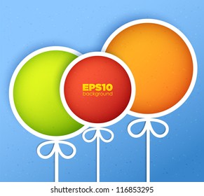 Christmas balls. Vector illustration for your design.
