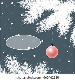 Christmas ball.vector illustration