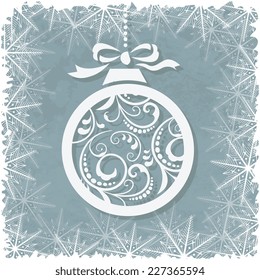 Christmas Ball.Vector. New 2015 Year.