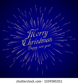 Christmas banner advertising design, vector illustration.
