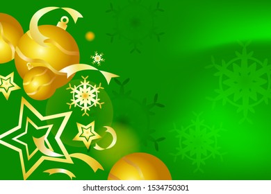 Christmas banner background for an event, card, and greeting. Decorative illustration vector