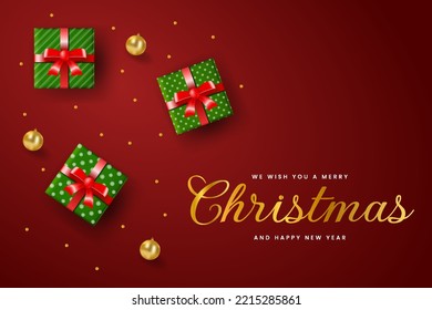 christmas banner background vector illustration