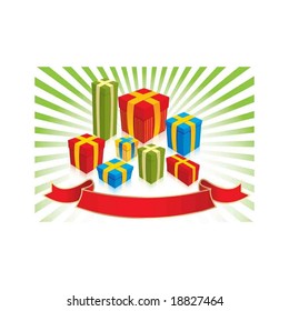 Christmas banner box