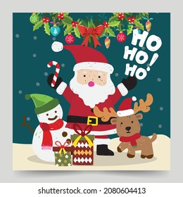 christmas banner decoration of xmas vector illustration design art
 