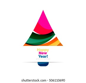 Christmas banner design with blank space for promo text. Vector illustration