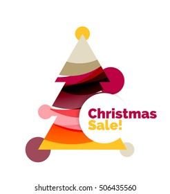 Diseño de pancartas navideñas con espacio en blanco para texto promocional. Ilustración del vector