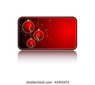 Christmas banner frame