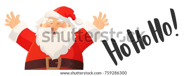 面白い漫画のサンタクロースを持つクリスマスバナー 鳳凰法の手書き 赤いサンタハットとヒゲ クリスマスや新年の広告 チラシ ヘッダー ギフトタグ ラベルに最適 のベクター画像素材 ロイヤリティフリー