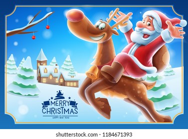 christmas banner illustration
