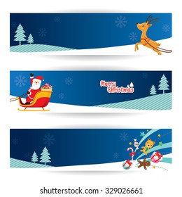 Christmas Banner, Merry, Xmas, Happy New Year, Objects, Animals, Festive, Celebrations