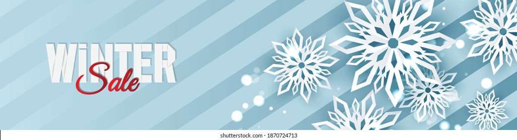 Christmas banner, paper style. Background Xmas objects viewed from above. BackgroundMerry Christmas and happy New Year