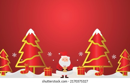 Vector de fondo de la pancarta de Navidad y la plantilla de afiches