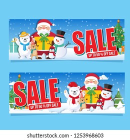 Christmas Banner set, Christmas concept