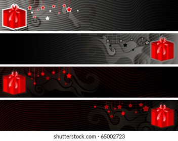 Christmas banner set eps8