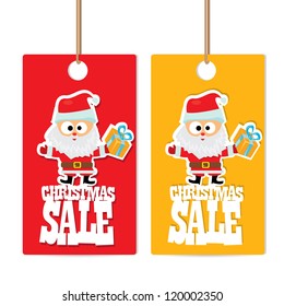 Christmas banner set with ribbon. vector illustration.