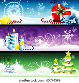 christmas banner vector