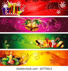 christmas banner vector