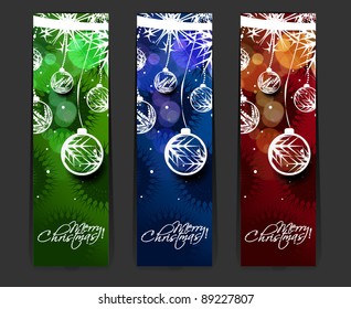 christmas banner Vector