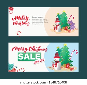 Christmas Banner Vector Design. EPS format