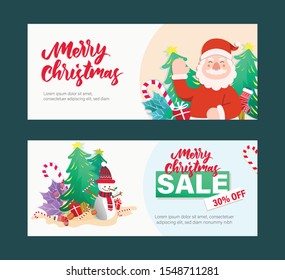 Christmas Banner Vector Design. EPS format