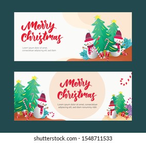 Christmas Banner Vector Design. EPS format