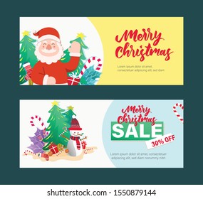 Christmas Banner Vector. eps format