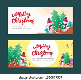Christmas Banner Vector. eps format