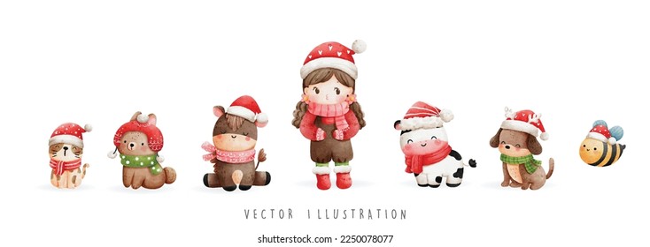 Christmas banner, Christmas Vector illustration