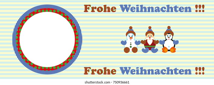 Christmas banner, vector template.