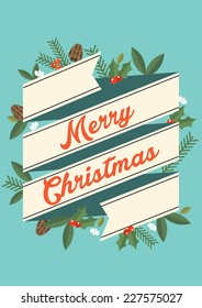christmas banner vector/illustration