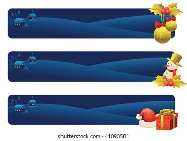Christmas banners